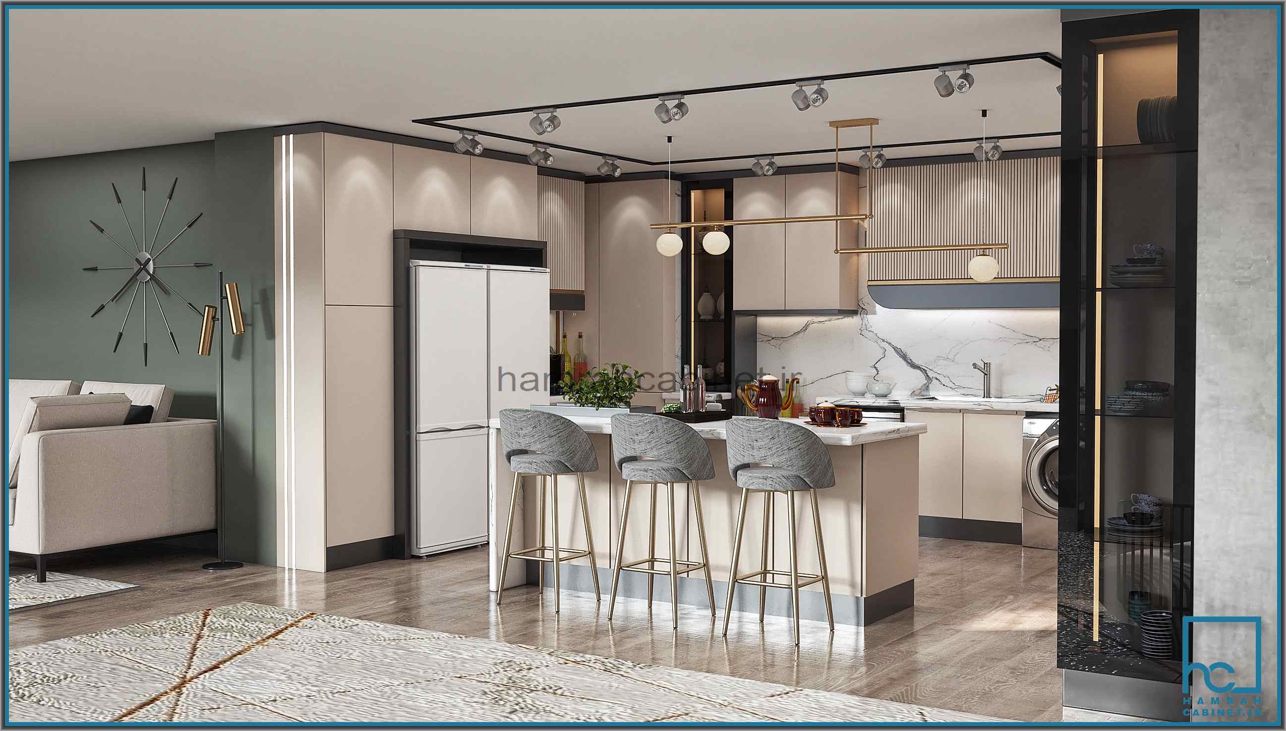 کابینت مدرن ژورنالی 9